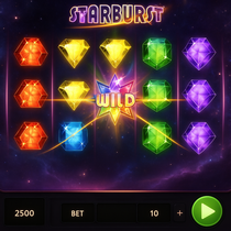DazardBet - Starburst Slot - Ragyogó nyeremények